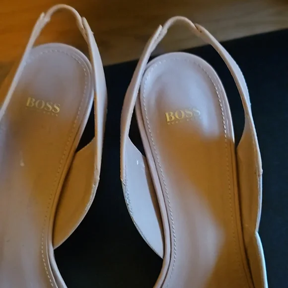 BOSS Women high heel Shoes Neutral Beige suze EU 40 - Picture 3 of 13